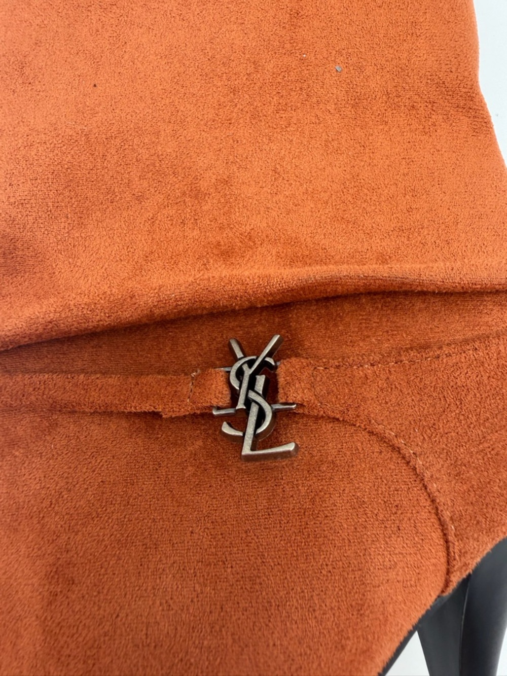 READ Rust Suede Pointed-Toe Slouch Booties sz6 - Picture 7 of 8